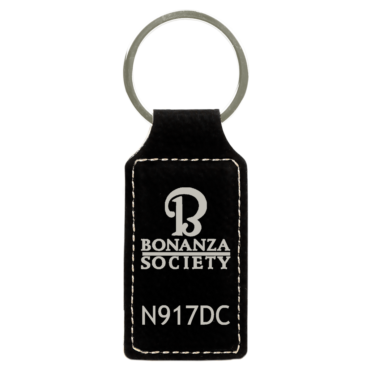 American Bonanza Society Custom Leatherette Key Chain