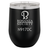 American Bonanza Society Custom 12 oz. Stemless Wine Tumbler