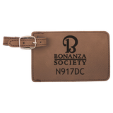 American Bonanza Society Custom Leatherette Luggage Tag